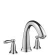 Hansgrohe Swing C 3-Hole Roman Tub Set Trim With Lever Handles In Chrome, 6120000