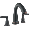 Hansgrohe Swing C 3-Hole Roman Tub Set Trim With Lever Handles In Rubbed Bronze, 6120920