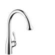 Hansgrohe Allegro E Gourmet Semi-Pro Kitchen Faucet, 2-Spray Pull-Down, 1.75 Gpm In Chrome, 6460000