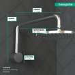 Hansgrohe Raindance Showerarm In Chrome, 6476000