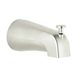 Hansgrohe Commercial Tub Spout With Diverter In Brushed Nickel, 6501820