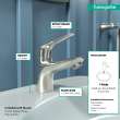 Hansgrohe Focus N Single-Hole Faucet 70 With Pop-Up Drain, 1.2 Gpm In Brushed Nickel, 71020821
