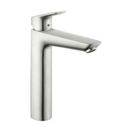 Hansgrohe Logis Single-Hole Faucet 190 With Pop-Up Drain, 1.2 Gpm In Brushed Nickel, 71090821