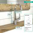 Hansgrohe Logis Single-Hole Faucet 210 With Swivel Spout And Pop-Up Drain, 1.2 Gpm In Chrome, 71130001