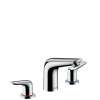 Hansgrohe Focus N Widespread Faucet 100 With Pop-Up Drain, 1.2 Gpm In Chrome, 71140001