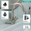 Hansgrohe Logis Single-Hole Faucet 150 With Swivel Spout And Pop-Up Drain, 1.2 Gpm In Brushed Nickel, 71222821