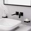 Hansgrohe Logis Fine Wall-Mounted Single-Handle Faucet Trim, 1.2 Gpm In Matte Black, 71256671