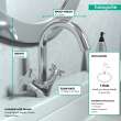 Hansgrohe Logis Classic Single-Hole Faucet 150 With Swivel Spout And Pop-Up Drain