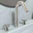 Hansgrohe Logis Classic Widespread Faucet 150 With Pop-Up Drain, 1.2 Gpm In Brushed Nickel, 71323821