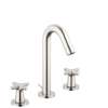 Hansgrohe Logis Classic Widespread Faucet 150 With Pop-Up Drain, 1.2 Gpm In Brushed Nickel, 71323821