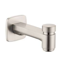 Hansgrohe Logis Tub Spout With Diverter In Brushed Nickel, 71412821