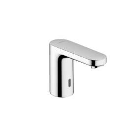 Hansgrohe Vernis Blend Electronic Faucet With Preset Temperature Control, 0.5 Gpm Battery-Powered In Chrome, 71502001