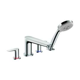 Hansgrohe Talis E 4-Hole Roman Tub Set Trim With 1.8 Gpm Handshower