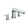 Hansgrohe Talis E 3-Hole Roman Tub Set Trim In Chrome, 71747001