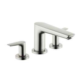 Hansgrohe Talis E 3-Hole Roman Tub Set Trim In Brushed Nickel, 71747821