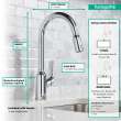 Hansgrohe Focus N Higharc Kitchen Faucet, 2-Spray Pull-Down, 1.75 Gpm In Chrome, 71800001
