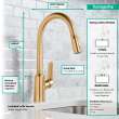 Hansgrohe Focus N Higharc Kitchen Faucet, 2-Spray Pull-Down, 1.75 Gpm