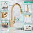 Hansgrohe Focus N Higharc Kitchen Faucet, 2-Spray Pull-Down, 1.75 Gpm