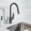 Hansgrohe Focus N Prep Kitchen Faucet, 2-Spray Pull-Down, 1.75 Gpm In Brushed Black Chrome, 71801341