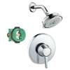 KS15404-04070PC Croma C 100 Showerhead Kit with PBV Trim and Rough-in in Chrome