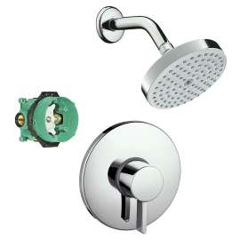 KS04233-27486PC Raindance S 150 Air 1-Jet Showerhead Kit with PBV Trim and Rough-in in Chrome