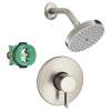 KS04233-27486BN Raindance S 150 Air 1-Jet Showerhead Kit with PBV Trim and Rough-in in Brushed Nickel