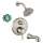 KST15753-04070-88BN Croma C 100 Showerhead Kit with Tub Spout Thermostatic Trim with Diverter and Rough-in in Brushed Nickel