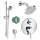 KSH04231-04342-66PC Raindance S 150 1-Jet Showerhead Kit with Handshower Wallbar Thermostatic Trim with Diverter and Rough-in in Chrome