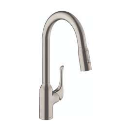 Hansgrohe Allegro N Higharc Kitchen Faucet, 2-Spray Pull-Down, 1.75 Gpm In Stainless Steel Optic, 71843801