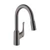 Hansgrohe Allegro N Prep Kitchen Faucet, 2-Spray Pull-Down, 1.75 Gpm In Brushed Black Chrome, 71844341