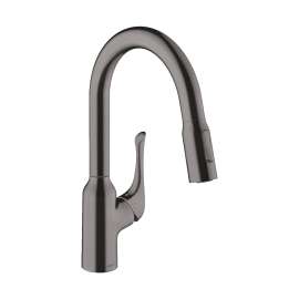 Hansgrohe Allegro N Prep Kitchen Faucet, 2-Spray Pull-Down, 1.75 Gpm In Brushed Black Chrome, 71844341