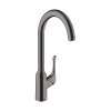 Hansgrohe Allegro N Bar Faucet, 1.75 Gpm In Brushed Black Chrome, 71845341
