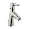 Hansgrohe Talis S Single-Hole Faucet 80 With Pop-Up Drain, 1.2 Gpm In Brushed Nickel, 72010821