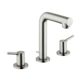 Hansgrohe Talis S Widespread Faucet 150 With Pop-Up Drain, 1.2 Gpm In Brushed Nickel, 72130821