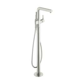 Hansgrohe Talis S Freestanding Tub Filler Trim With 1.75 Gpm Handshower In Brushed Nickel, 72413821