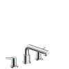 Hansgrohe Talis S 3-Hole Roman Tub Set Trim In Chrome, 72415001