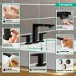 Hansgrohe Rebris E Widespread Faucet 110 With Pop-Up Drain, 1.2 Gpm In Matte Black, 72532671