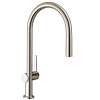 Hansgrohe Talis N Higharc Kitchen Faucet, O-Style 2-Spray Pull-Down, 1.75 Gpm In Polished Nickel, 72800831
