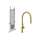 Hansgrohe Talis N Higharc Kitchen Faucet, O-Style, 2-Spray Pull-Down, With Sbox,1.75 Gpm In Brushed Gold Optic, 72801251