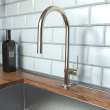 Hansgrohe Talis N Higharc Kitchen Faucet, O-Style 2-Spray Pull-Down With Sbox, 1.75 Gpm In Polished Nickel, 72801831