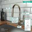 Hansgrohe Talis S Higharc Kitchen Faucet, 2-Spray Pull-Down, 1.75 Gpm In Polished Nickel, 72813831