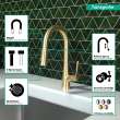 Hansgrohe Talis S Prep Kitchen Faucet, 2-Spray Pull-Down, 1.75 Gpm In Brushed Gold Optic, 72815251
