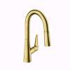 Hansgrohe Talis S Prep Kitchen Faucet, 2-Spray Pull-Down, 1.75 Gpm In Brushed Gold Optic, 72815251