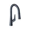 Hansgrohe Talis S Prep Kitchen Faucet, 2-Spray Pull-Down, 1.75 Gpm In Brushed Black Chrome, 72815341
