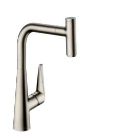 Hansgrohe Talis Select S Higharc Kitchen Faucet, 1-Spray Pull-Out, 1.75 Gpm In Stainless Steel Optic, 72821801