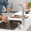 Hansgrohe Talis Select S Higharc Kitchen Faucet, 2-Spray Pull-Out, 1.75 Gpm In Chrome, 72823001