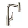 Hansgrohe Talis Select S Prep Kitchen Faucet, 2-Spray Pull-Out, 1.75 Gpm In Stainless Steel Optic, 72824801