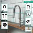 Hansgrohe Talis N Higharc Kitchen Faucet, A-Style 2-Spray Pull-Down, 1.75 Gpm In Stainless Steel Optic, 72846801