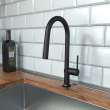 Hansgrohe Talis N Higharc Kitchen Faucet, A-Style 2-Spray Pull-Down With Sbox, 1.75 Gpm In Matte Black, 72850671