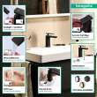 Hansgrohe Tecturis E Single-Hole Faucet 110 With Pop-Up Drain, 1.2 Gpm In Matte Black, 73014671